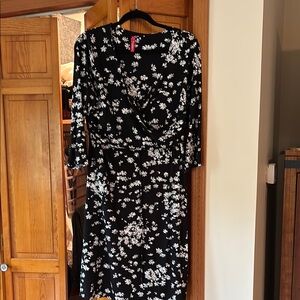 Hanna Andersson Floral Black Dress